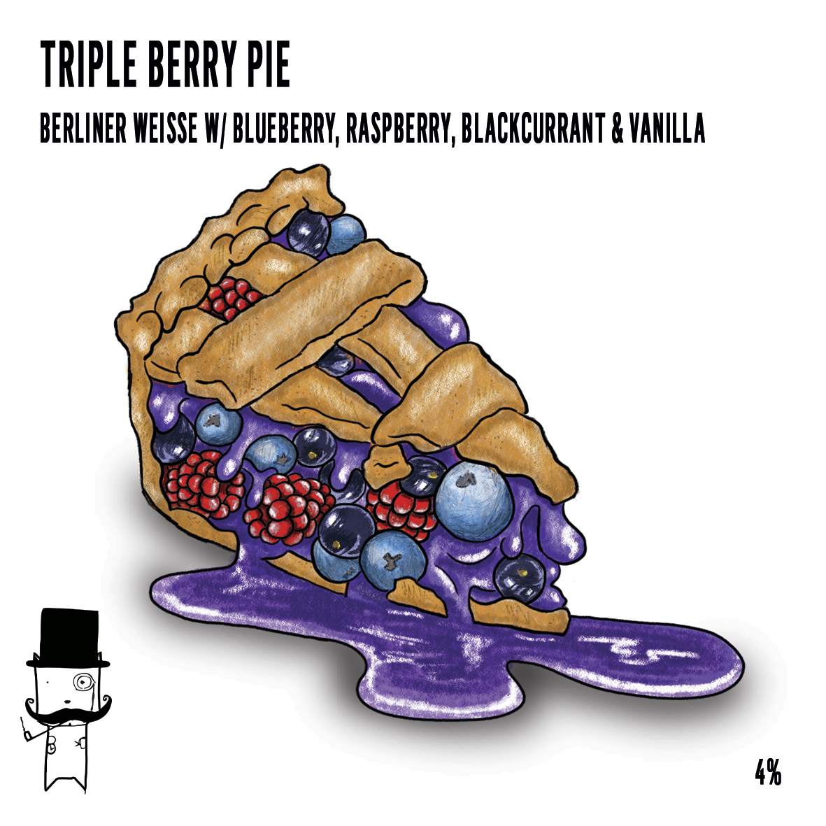 Triple Berry Pie - Sour 4% 20L Keykeg